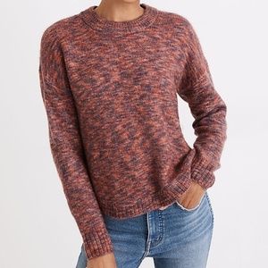 Madewell Space-Dyed Birchmont Side-Button Pullover Sweater